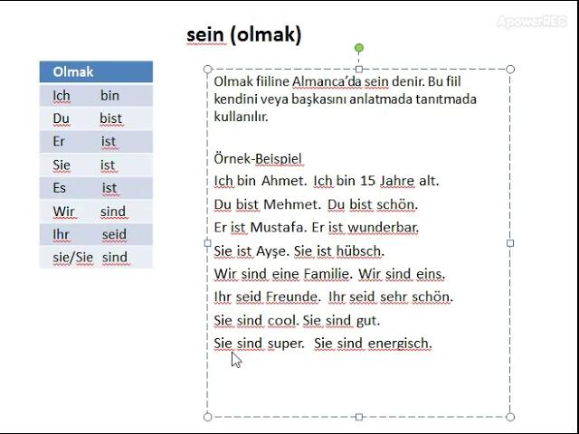 Sein Fiil Çekimi: Almanca’da Sein Fiilinin Çekimi Nasıl Yapılır?